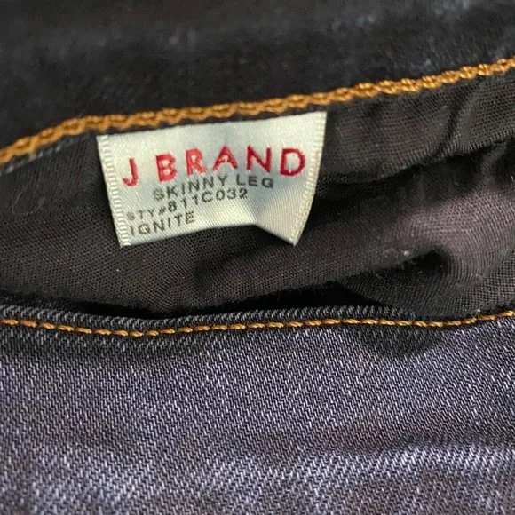 J Brand Skinny dark‎ blue Jeans womens 28 x 29 - Picture 6 of 7